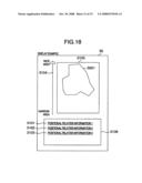 Information delivery system and method using positional information diagram and image