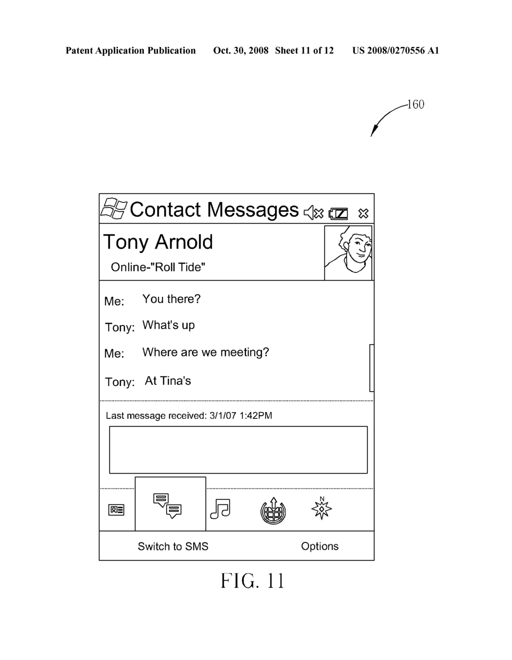 Contact-based communication threading system - diagram, schematic, and image 12