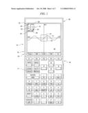 Electronic device display adjustment interface diagram and image