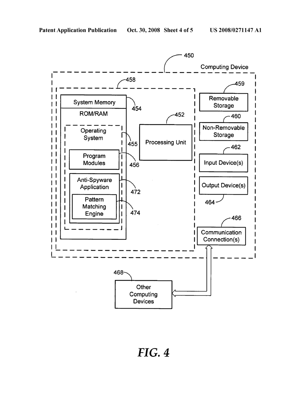 Pattern matching for spyware detection - diagram, schematic, and image 05