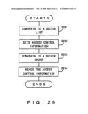 Apparatus, method and computer readable storage medium with recorded program for managing files with alteration preventing/detecting functions diagram and image