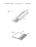 DEVICE FOR CREATING A SEAL BETWEEN FABRICS AND/OR OTHER MATERIALS AND METHODS OF MAKING AND USING THE SAME diagram and image