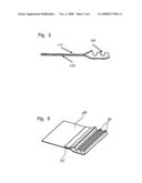 DEVICE FOR CREATING A SEAL BETWEEN FABRICS AND/OR OTHER MATERIALS AND METHODS OF MAKING AND USING THE SAME diagram and image