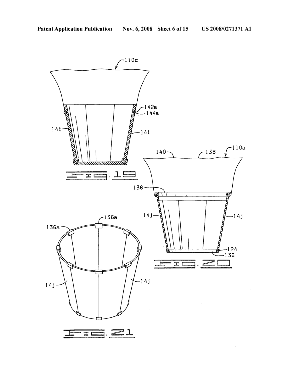 Collapsible and/or erectable floral containers - diagram, schematic, and image 07