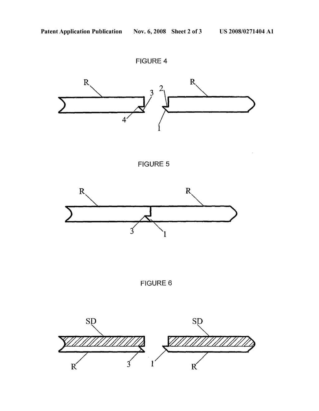 Dispositions Introduced in Joining Elements for Strips to Form Floor Covering - diagram, schematic, and image 03