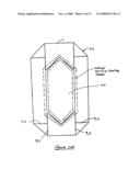 Multi-compartment low resistance to flow filter diagram and image