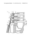 Barrier structure and nozzle device for use in tools used to process microelectronic workpieces with one or more treatment fluids diagram and image