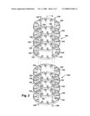 Filter cartridge media retention system diagram and image