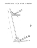 High capacity work table having K-shaped legs for improved stability diagram and image