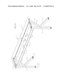 High capacity work table having K-shaped legs for improved stability diagram and image