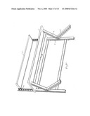 High capacity work table having K-shaped legs for improved stability diagram and image