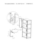 Boltless cabinet assembly diagram and image