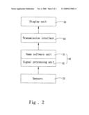 Interactive image game device for exercise and massage diagram and image