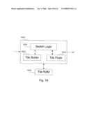 Page based rendering in 3D graphics system diagram and image