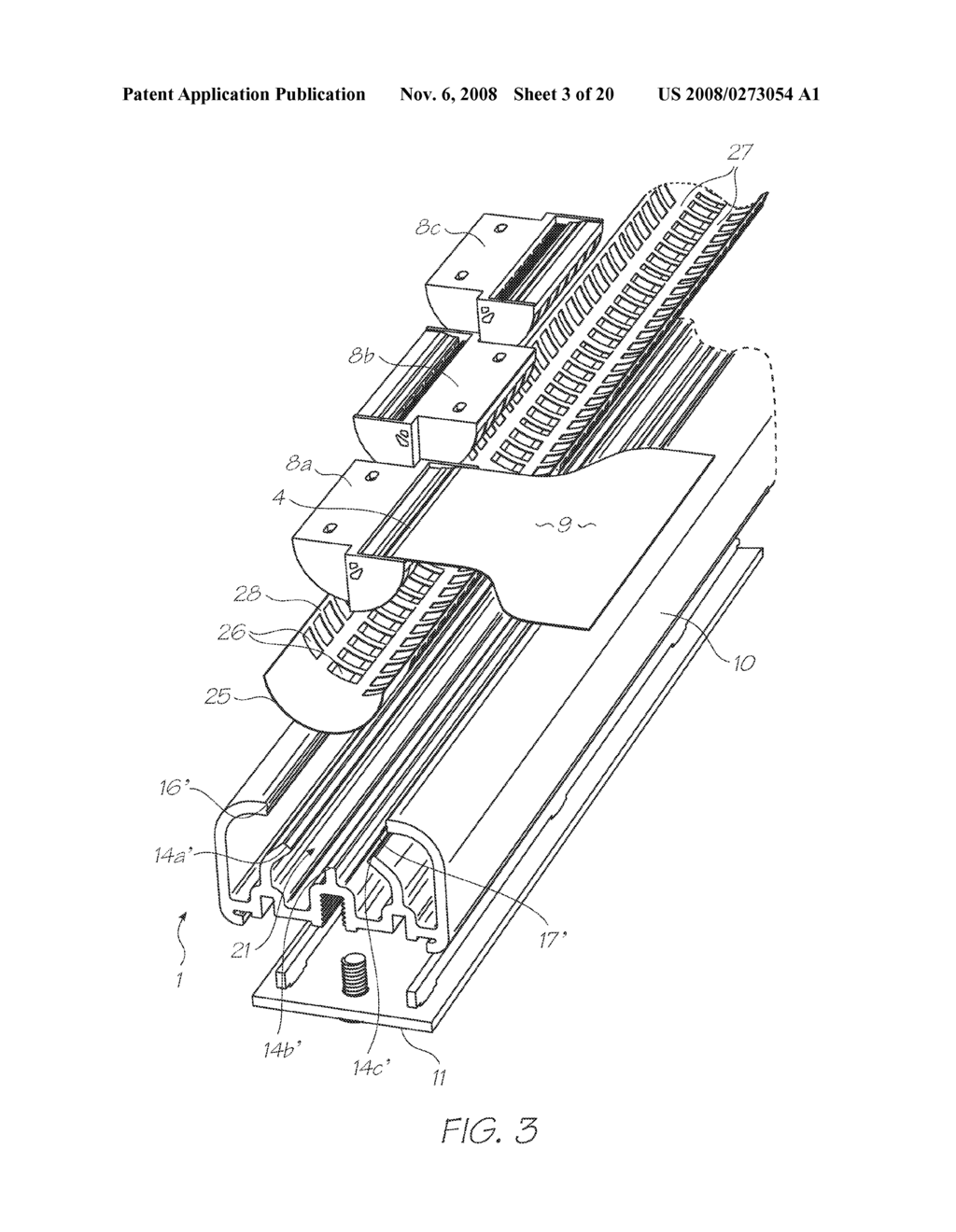 PRINTHEAD ASSEMBLY HAVING AN INK SUPPLY ARRANGEMENT AND A PLURALITY OF PRINTHEAD SEGMENT CARRIERS - diagram, schematic, and image 04