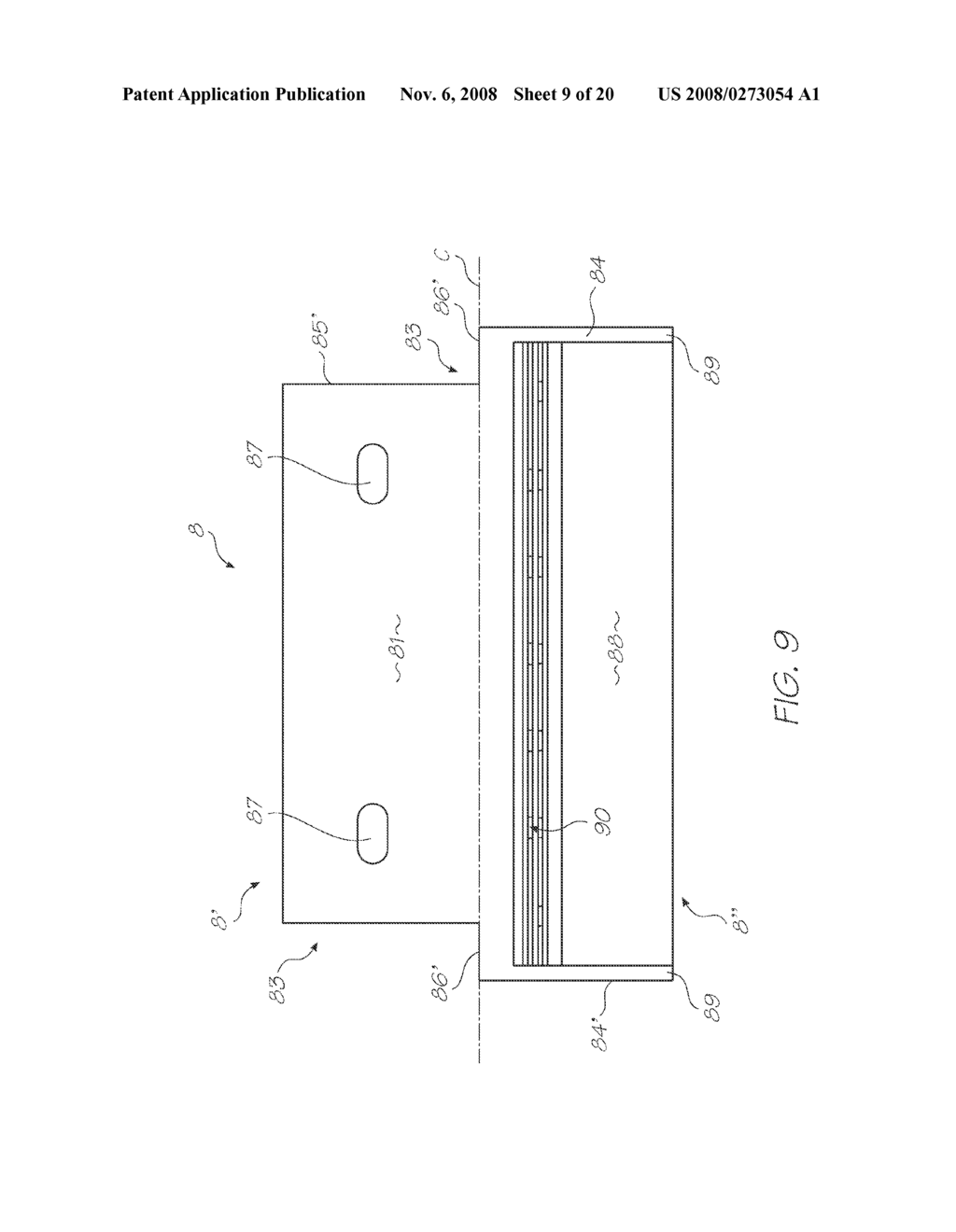 PRINTHEAD ASSEMBLY HAVING AN INK SUPPLY ARRANGEMENT AND A PLURALITY OF PRINTHEAD SEGMENT CARRIERS - diagram, schematic, and image 10