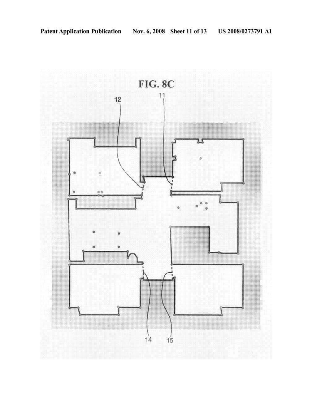 Apparatus, method, and medium for dividing regions by using feature points and mobile robot using the same - diagram, schematic, and image 12