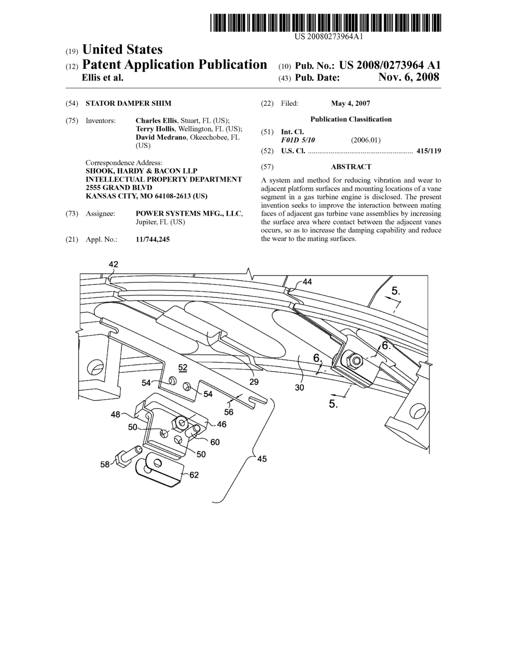 STATOR DAMPER SHIM - diagram, schematic, and image 01