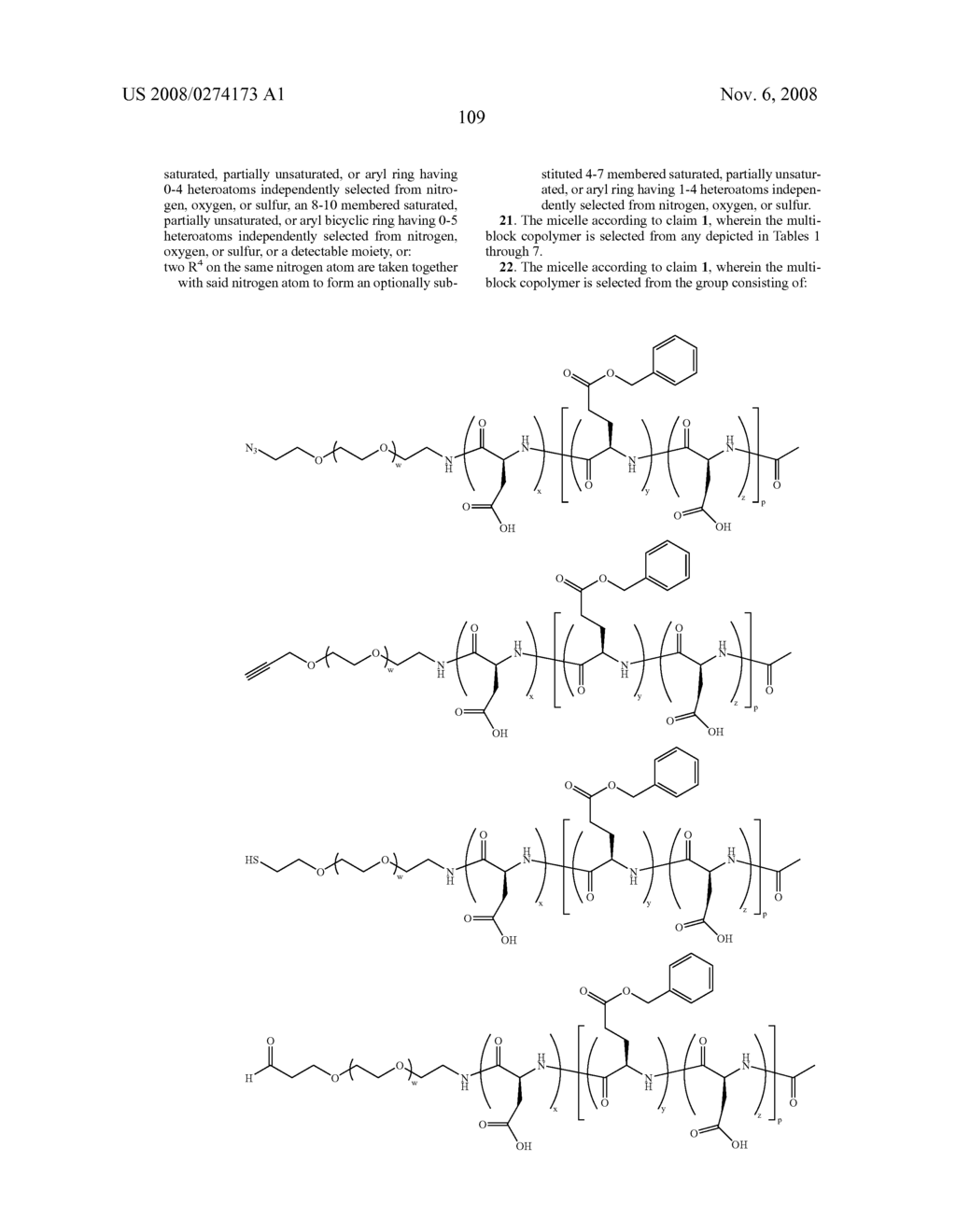 HYBRID BLOCK COPOLYMER MICELLES WITH MIXED STEREOCHEMISTRY FOR ENCAPSULATION OF HYDROPHOBIC AGENTS - diagram, schematic, and image 123