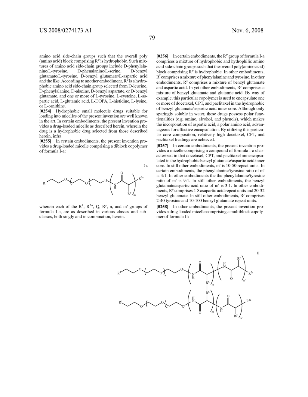 HYBRID BLOCK COPOLYMER MICELLES WITH MIXED STEREOCHEMISTRY FOR ENCAPSULATION OF HYDROPHOBIC AGENTS - diagram, schematic, and image 93