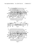 Decoupled transverse flow metering gap and lip gap diagram and image