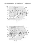 Decoupled transverse flow metering gap and lip gap diagram and image