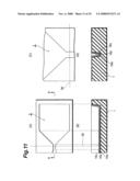 Thin-film magnetic head structure adapted to manufacture a thin-film head having a base magnetic pole part, a york magnetic pole part, and an intervening insulative film diagram and image