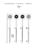 Dental device for use in the obturation of a root canal diagram and image