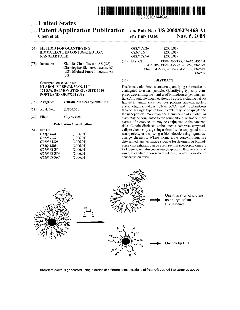 Method for quantifying biomolecules conjugated to a nanoparticle - diagram, schematic, and image 01