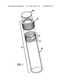 PENETRABLE CAP HAVING SPACED-APART GROOVES diagram and image