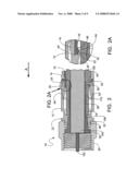 Coaxial cable connector with inner sleeve ring diagram and image