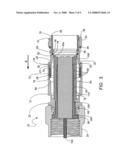 Coaxial cable connector with inner sleeve ring diagram and image