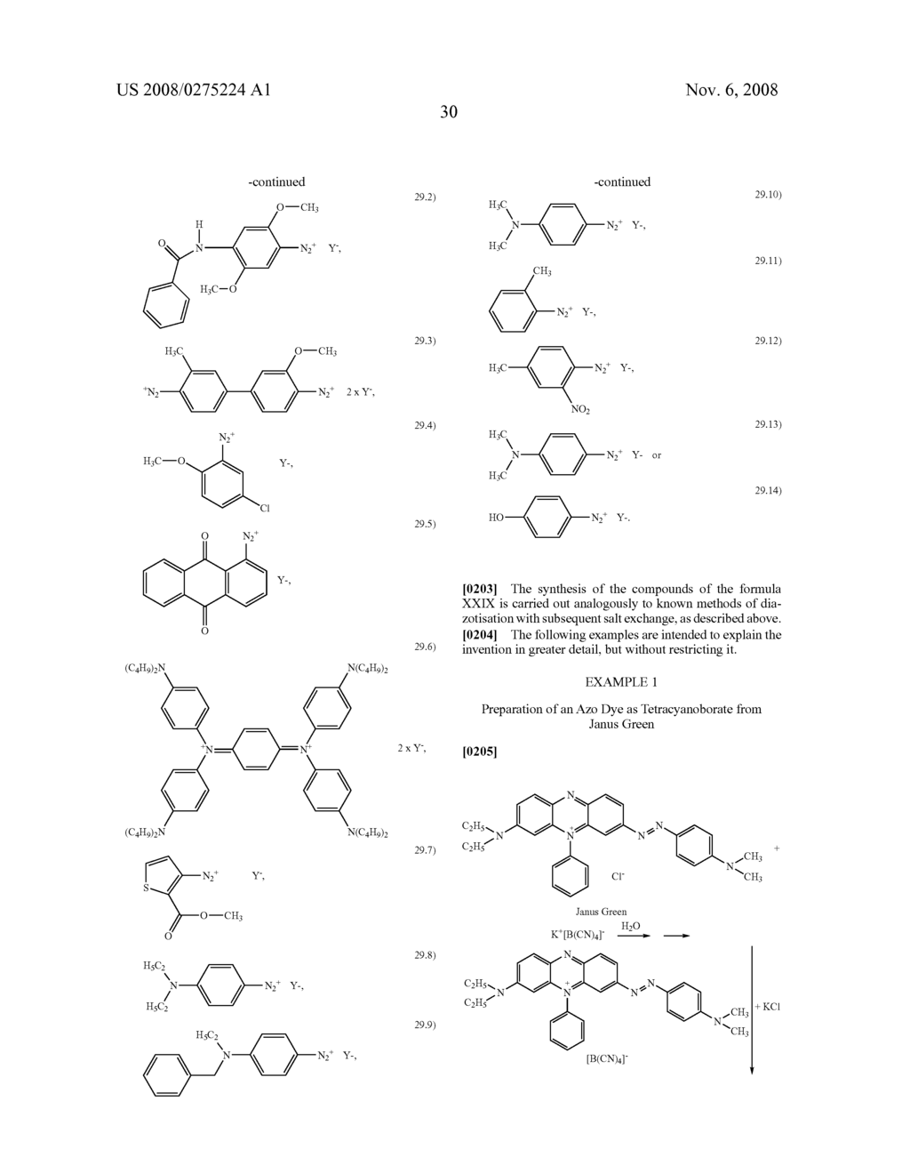 Cyanoborate, Fluoroalkylphosphate, Fluoroalkylborate or Imide Dyes - diagram, schematic, and image 31
