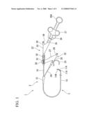 Endoscopic treatment instrument and tissue incision method diagram and image