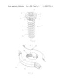 Fixation Device, Combination of a Fixation Device with an Elongate Element, Arrangment with Such a Combination and Osteosynthesis Set diagram and image