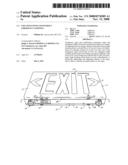 Exit signs with and without emergency lighting diagram and image