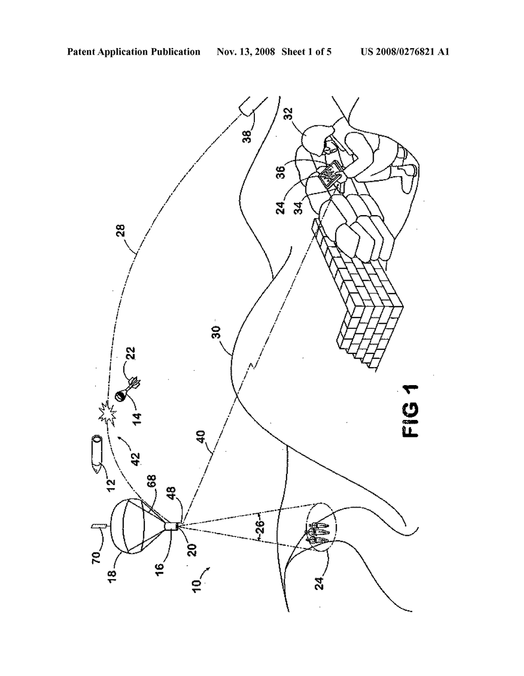 Projectile and System for Providing Air-to-Surface Reconnaissance - diagram, schematic, and image 02