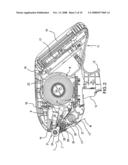 Hand-held portable labeler and method of labeling diagram and image