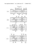 MULTI-LAYER PRINTED CIRCUIT BOARD AND METHOD OF MANUFACTURING MULTILAYER PRINTED CIRCUIT BOARD diagram and image