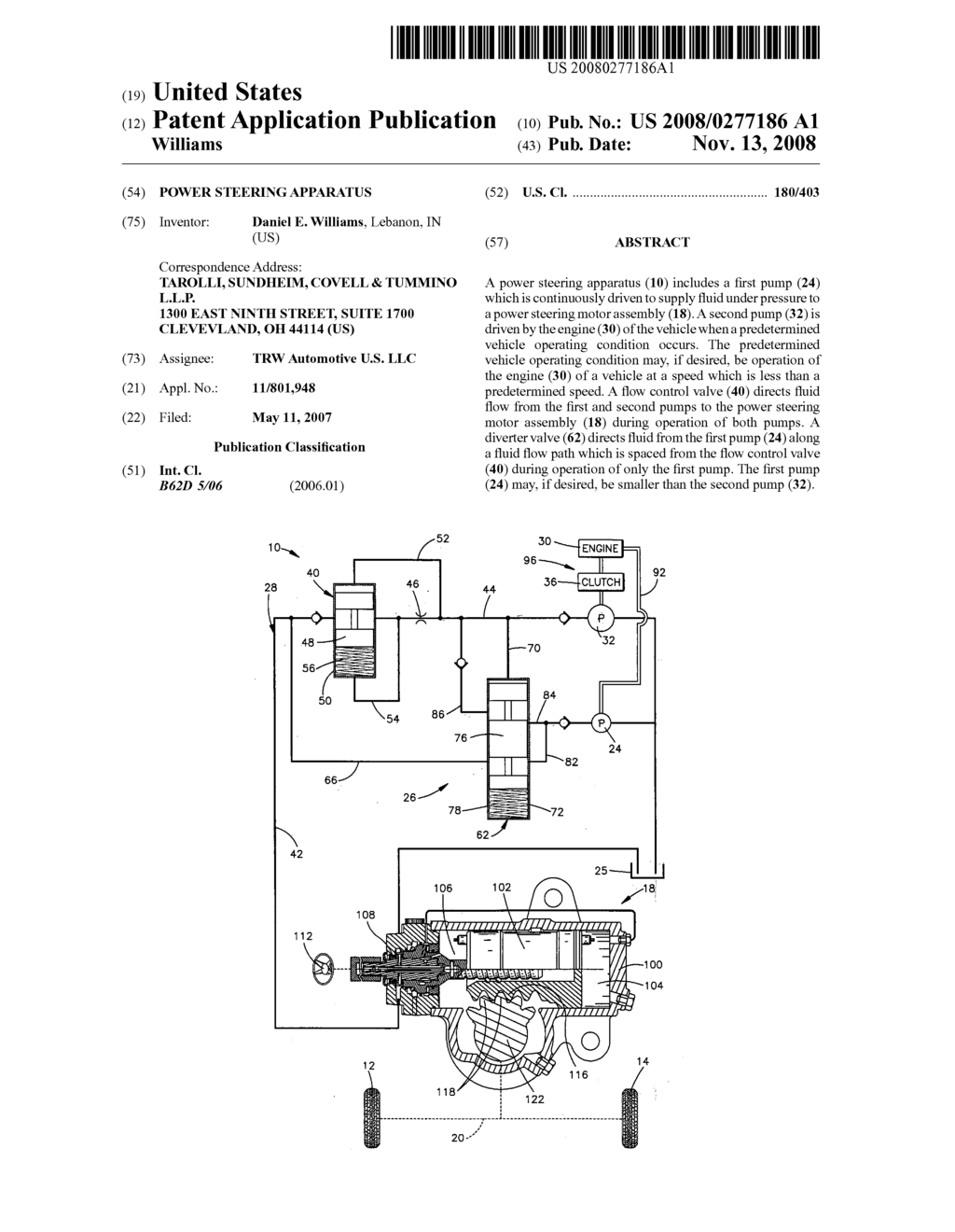 Power steering apparatus - diagram, schematic, and image 01