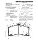 Holding Device for the Brake Linings of a Disk Brake and Associated Brake Lining diagram and image