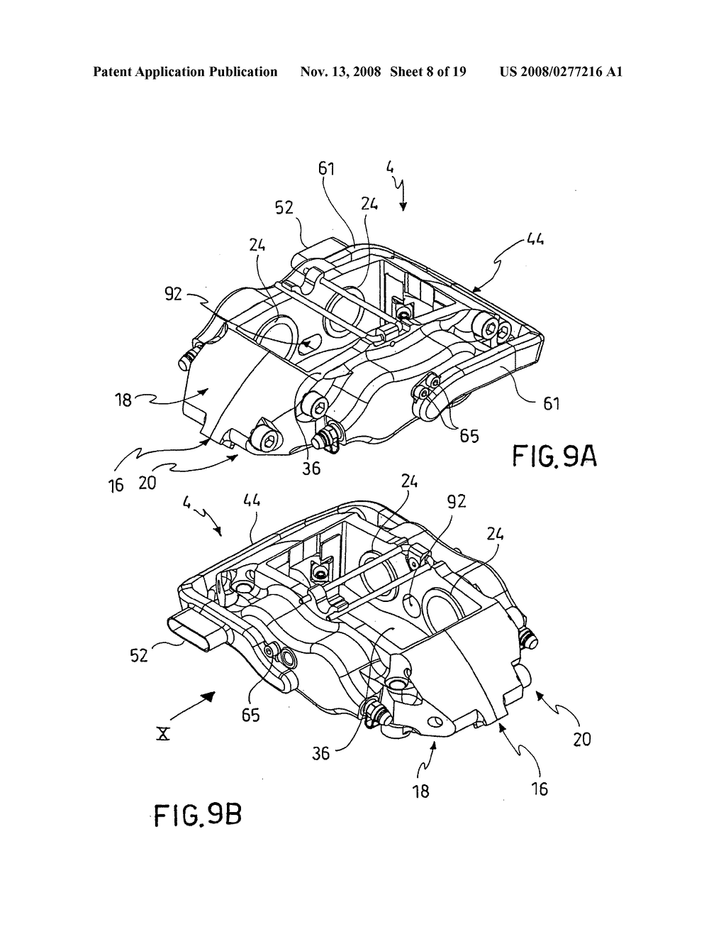 Disc Brake Caliper with a Cooling Duct - diagram, schematic, and image 09