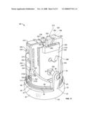 Actuator cap for a spray device diagram and image