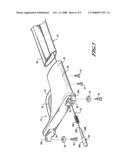 VEHICLE ARTICLE CARRIER HAVING SINGLE SIDE RELEASE MECHANISM diagram and image