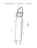 VEHICLE ARTICLE CARRIER HAVING SINGLE SIDE RELEASE MECHANISM diagram and image