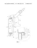 VENT DOOR SYSTEM WITH LEVER MECHANISM diagram and image