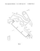 VENT DOOR SYSTEM WITH LEVER MECHANISM diagram and image