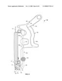 VENT DOOR SYSTEM WITH LEVER MECHANISM diagram and image