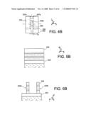 Production of a Transistor Gate on a Multibranch Channel Structure and Means for Isolating This Gate From the Source and Drain Regions diagram and image