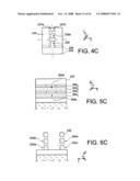 Production of a Transistor Gate on a Multibranch Channel Structure and Means for Isolating This Gate From the Source and Drain Regions diagram and image